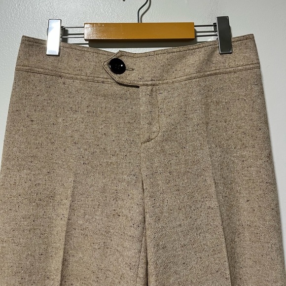 Jean Pascale Women’s Wool-Blend Wide-Leg Cropped Pants, Size 6, Made in Spain - Picture 9 of 10